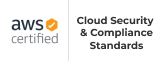 AWS Certified logo beside "Cloud Security & Compliance Standards," highlighting SysAid ITSM's secure cloud service integration. - SysAid